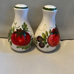 Brand new from Italy salt and pepper shakers